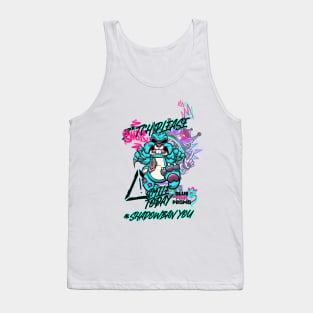 B*tch Please smile by rabbit blue monster graffiti Tank Top